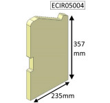 ECIR05004 - Parkray Left Side Brick  |  Aspect 5 (NON Eco)